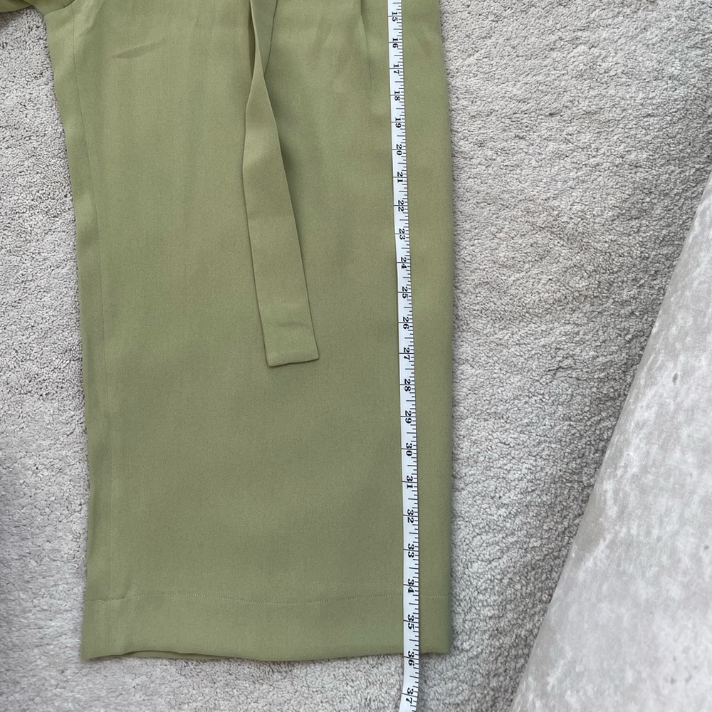 Petite Studio Fuschia Pants in Forest Green - Picture 9 of 10